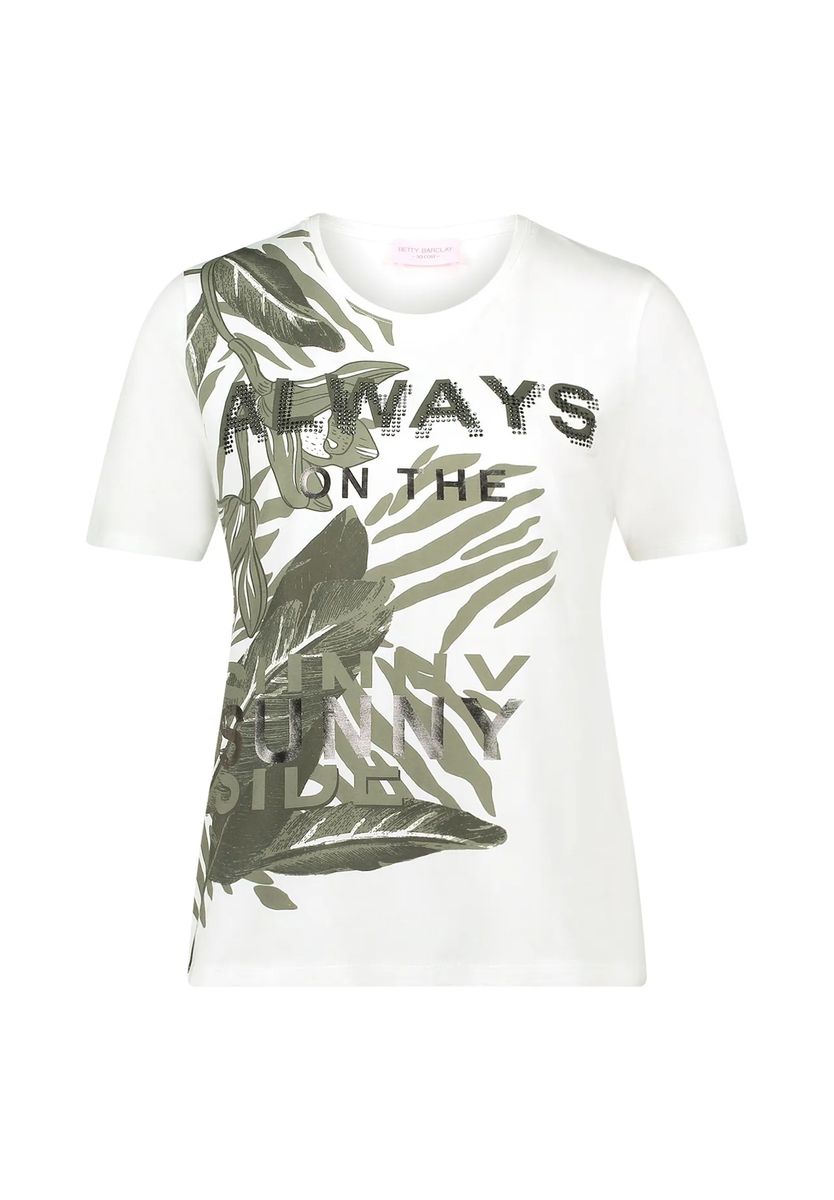 T-Shirt mit Chamäleon-Grafik-Druck
