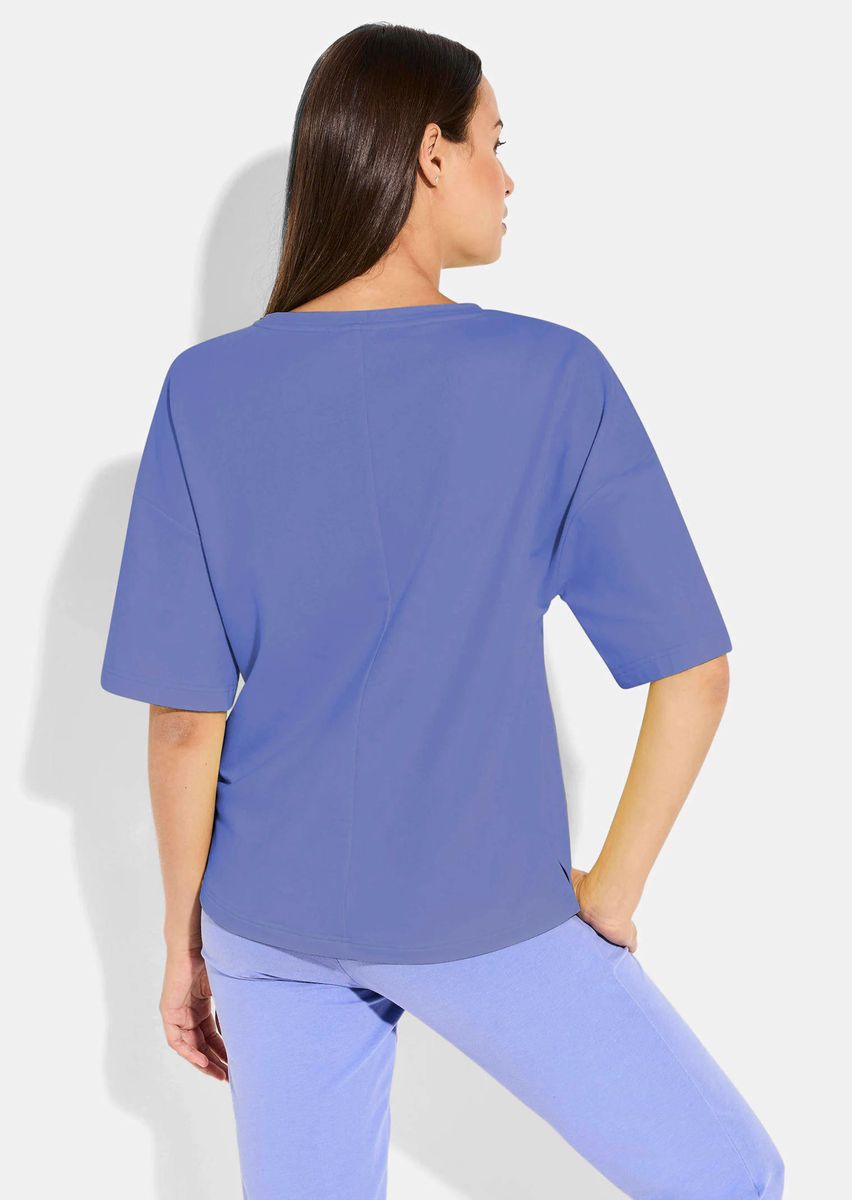 Lässiges Sweatshirt mit Halbarm