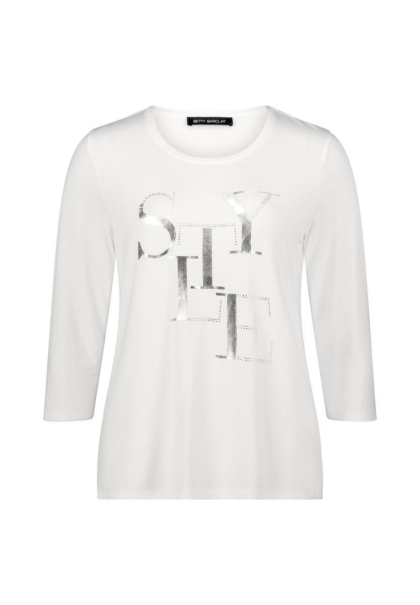 Shirt mit metallischem Grafik-Print