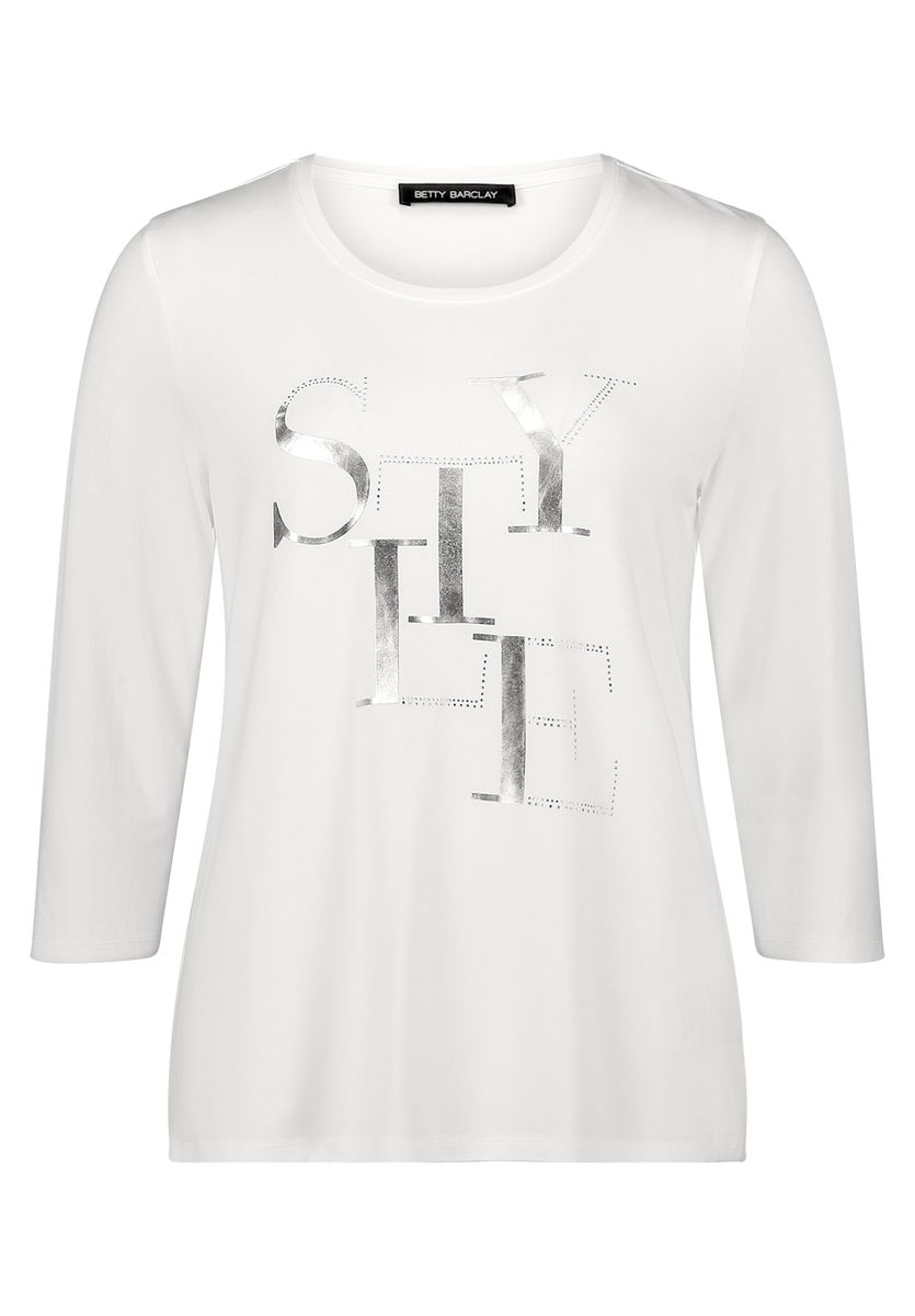 Shirt mit metallischem Grafik-Print