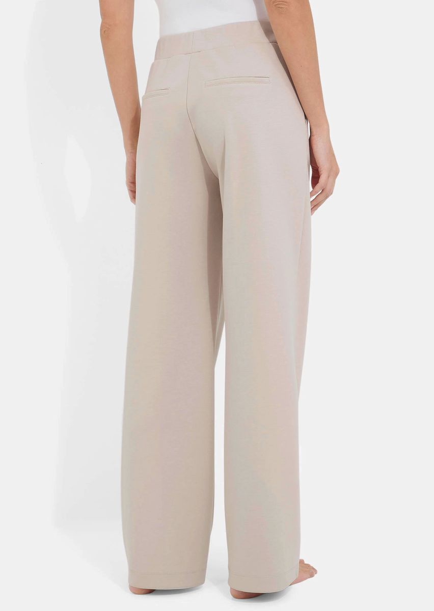Weiche Doubleface-Hose mit geradem Bein