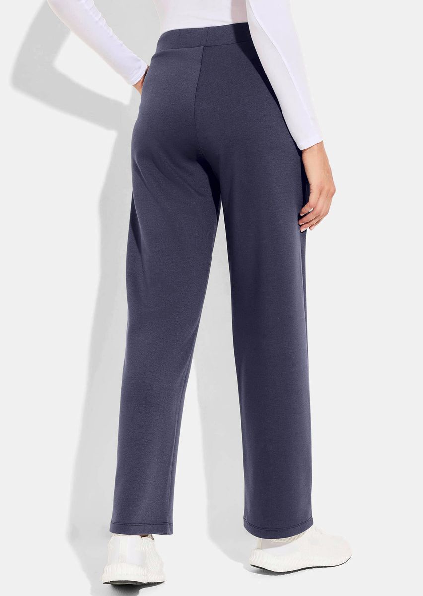 Bequeme Jerseyhose mit geradem Bein