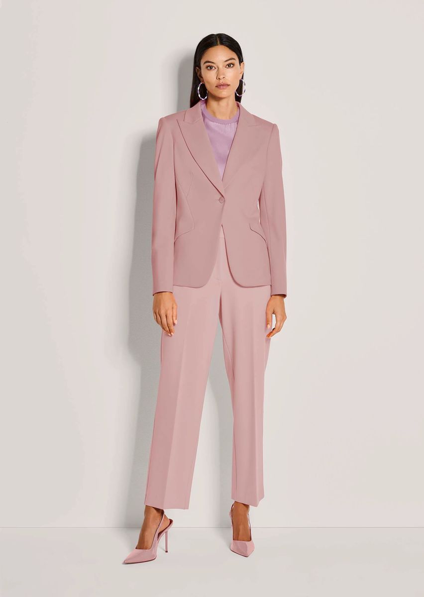 Einreihiger taillierter Blazer mit Revers