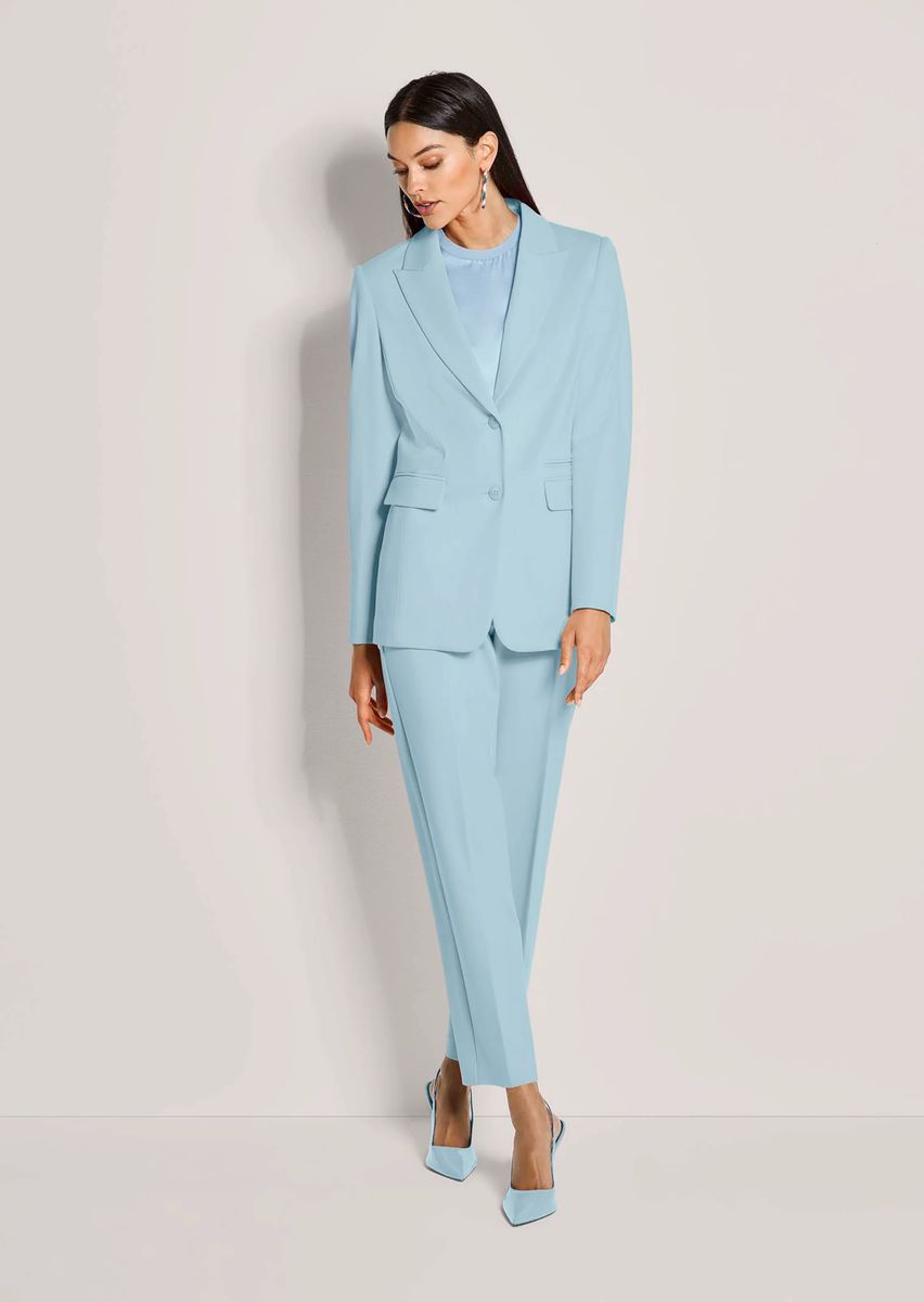 Langer Taillierter Blazer mit Revers