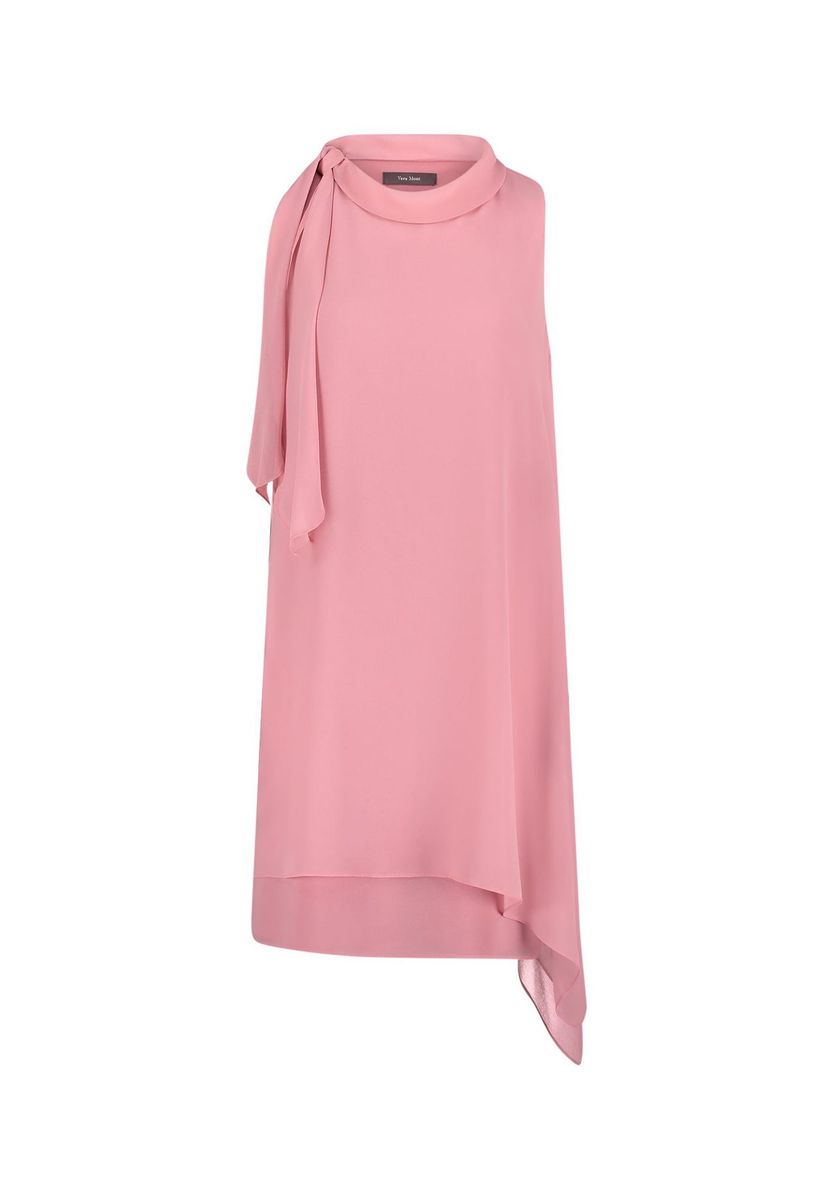 Asymmetrisches Chiffon Cocktailkleid