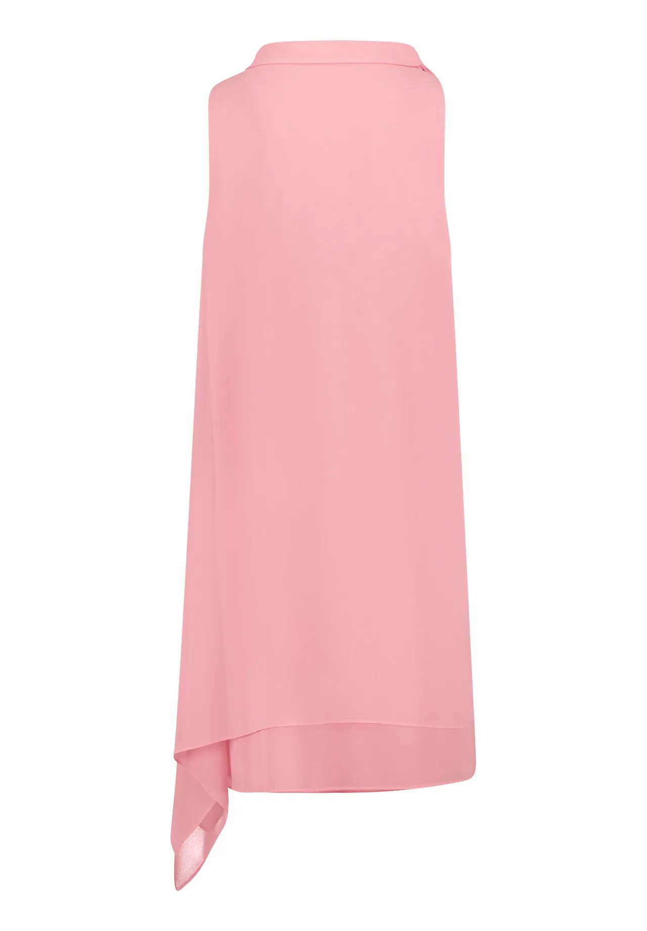 Asymmetrisches Chiffon Cocktailkleid