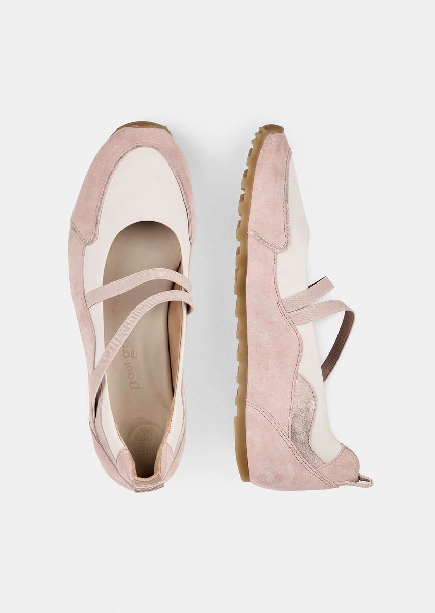 Sportliche Ballerinas mit Kreuzriemen