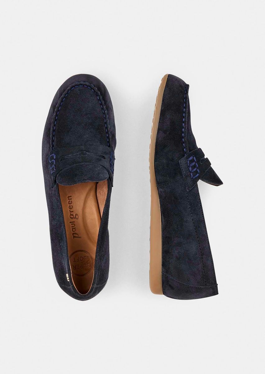 Klassische Suede Penny Loafer