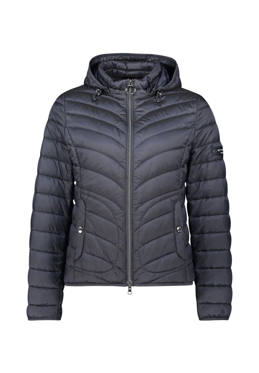 Leichte gesteppte Outdoorjacke mit Kapuze
