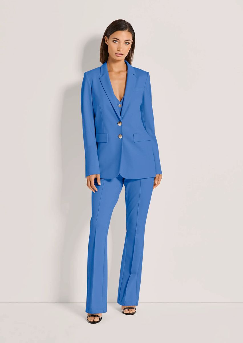 Eleganter Long-Blazer aus Jersey