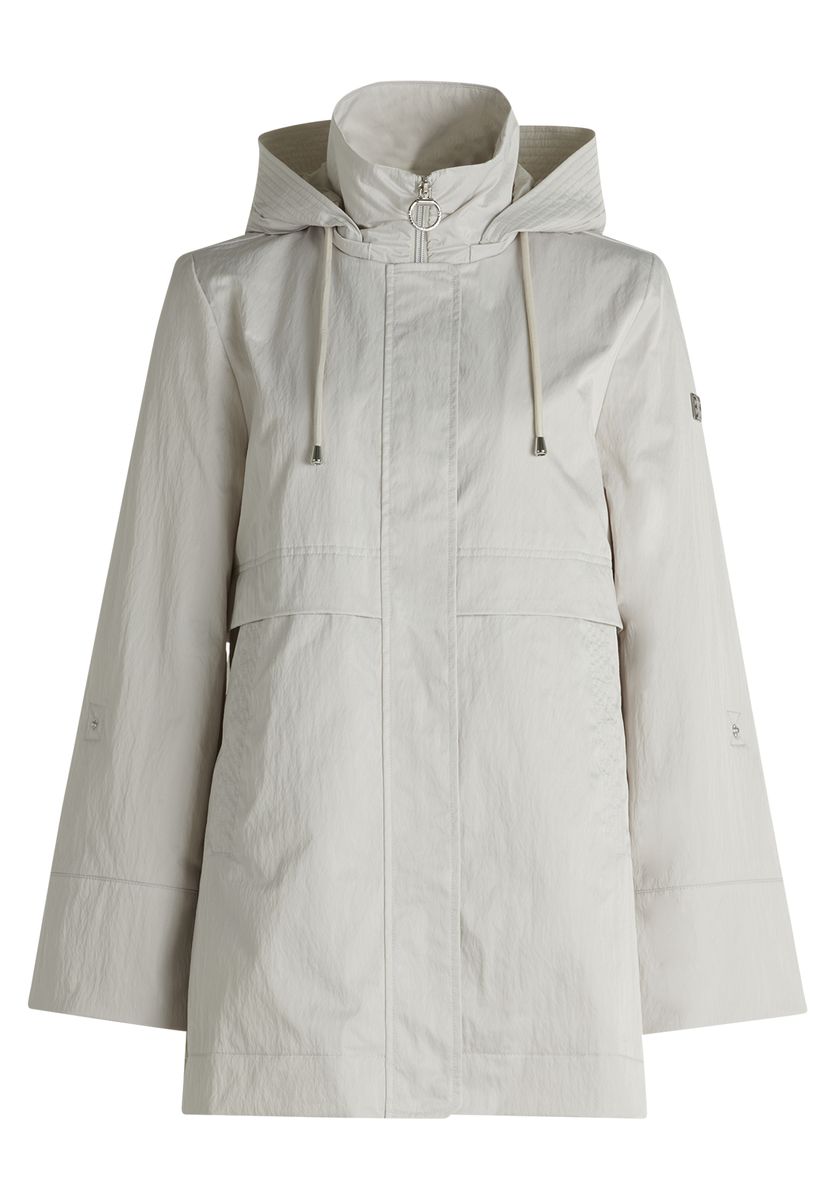 Leichter Parka mit abnehmbarer Kapuze