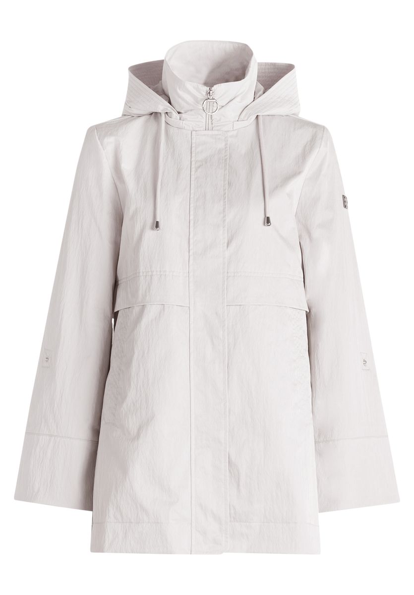 Leichter Parka mit abnehmbarer Kapuze