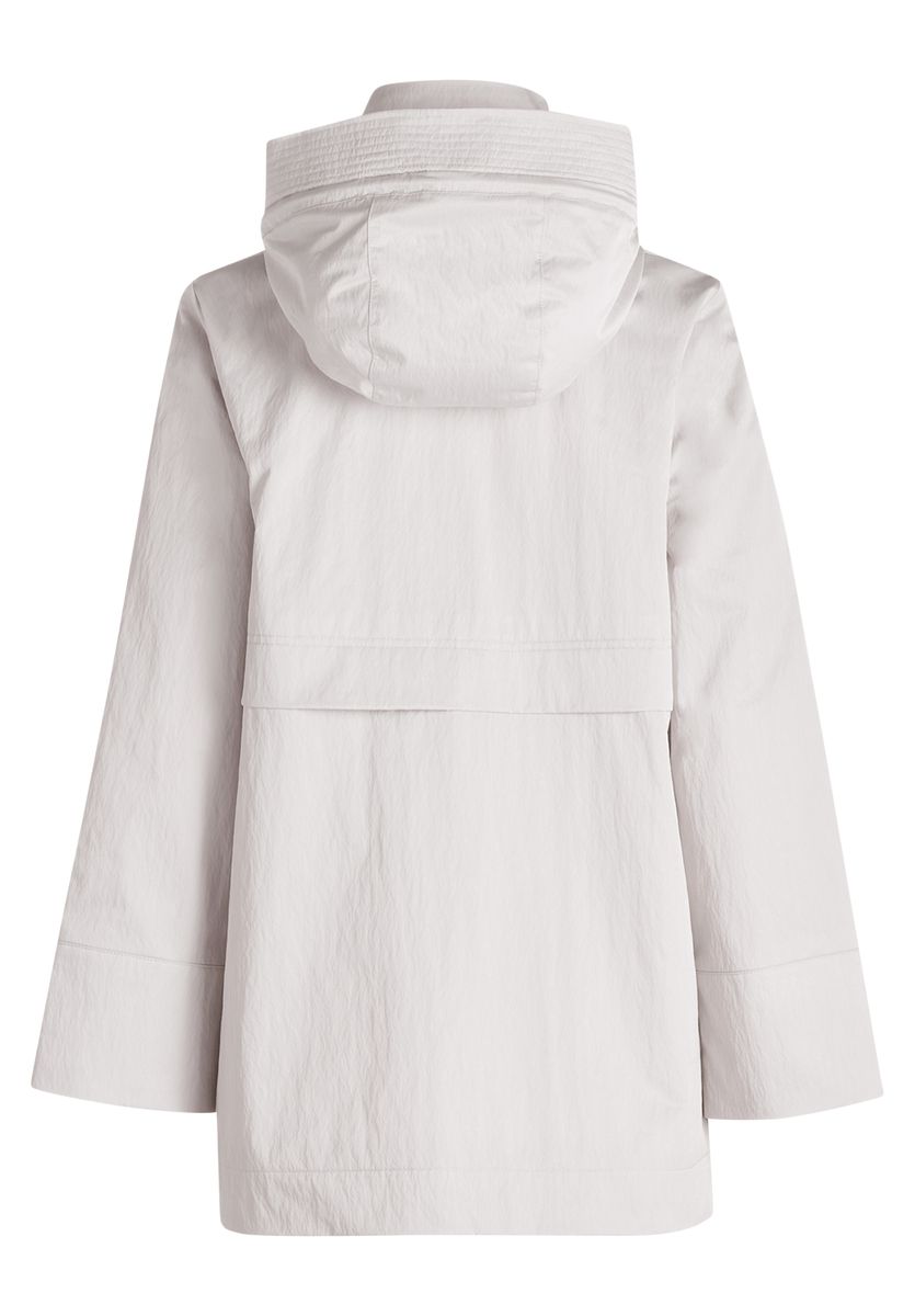 Leichter Parka mit abnehmbarer Kapuze
