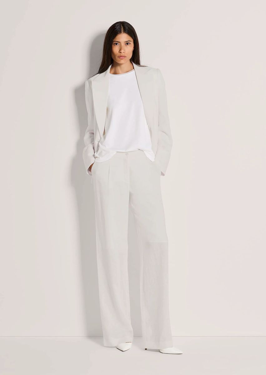 Eleganter Doppelreihiger Leinen-Sommerblazer