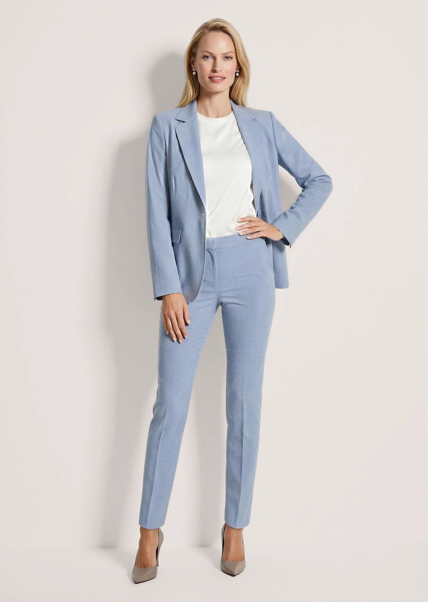 Zeitloser Ein-Knopf-Blazer mit Revers