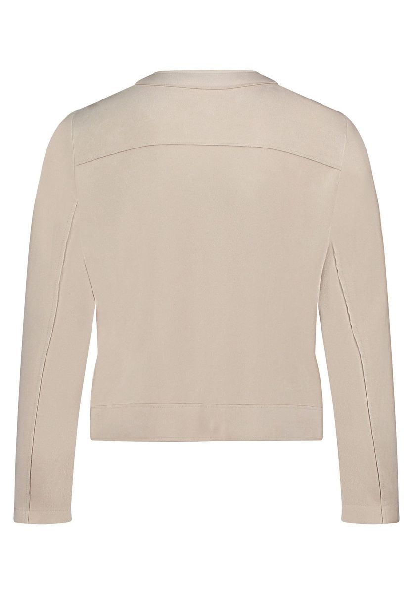 Elegante geradlinige Jacke mit Knöpfen