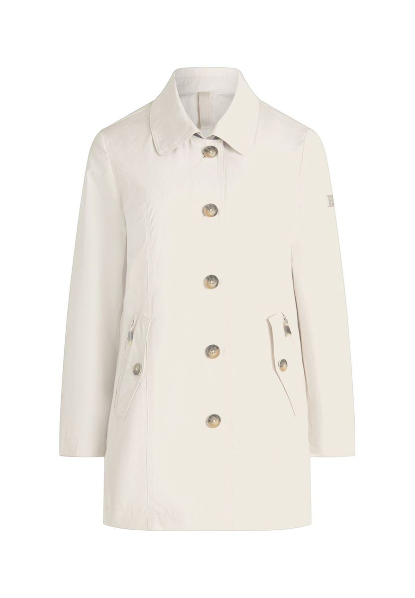 Leichte A-Linien-Jacke mit Knopfleiste