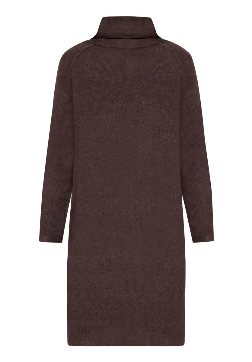 Lässiges Raglan-Strickkleid mit Rollkragen