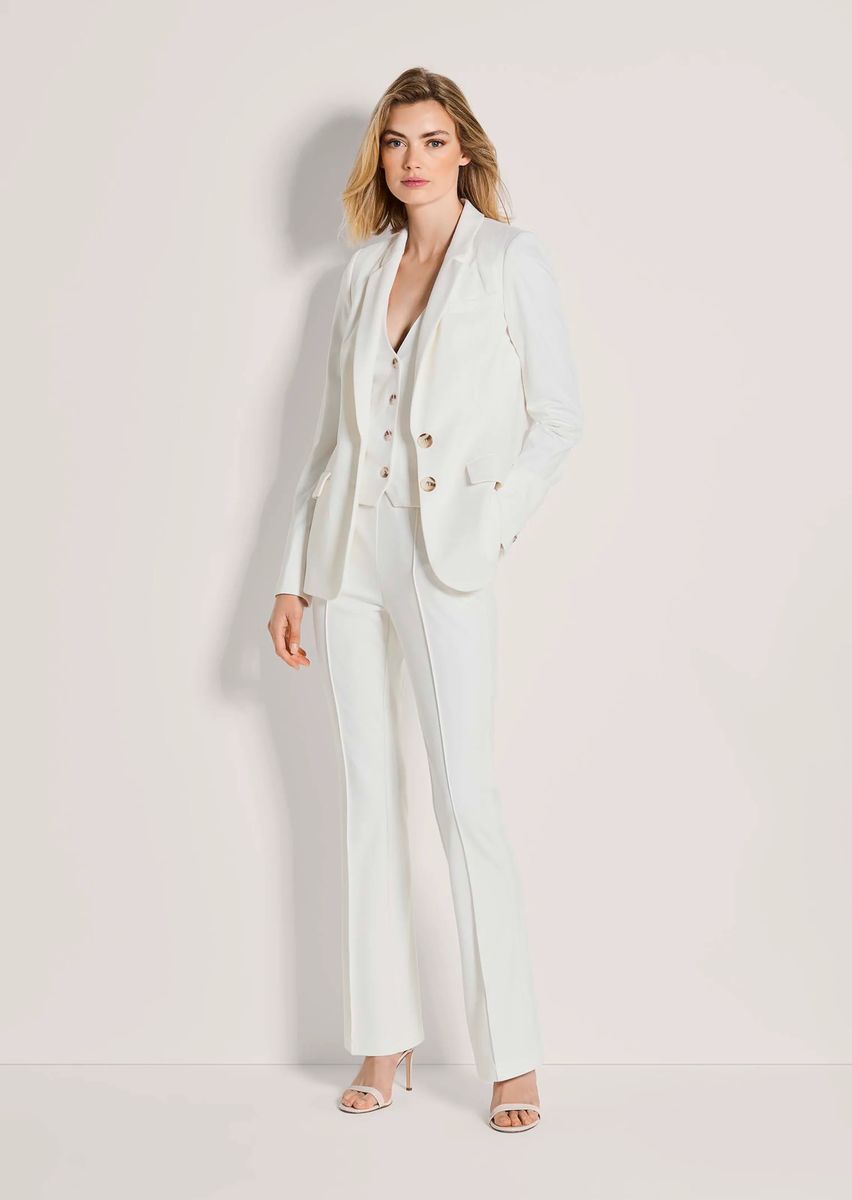 Eleganter Jersey-Blazer in Longform