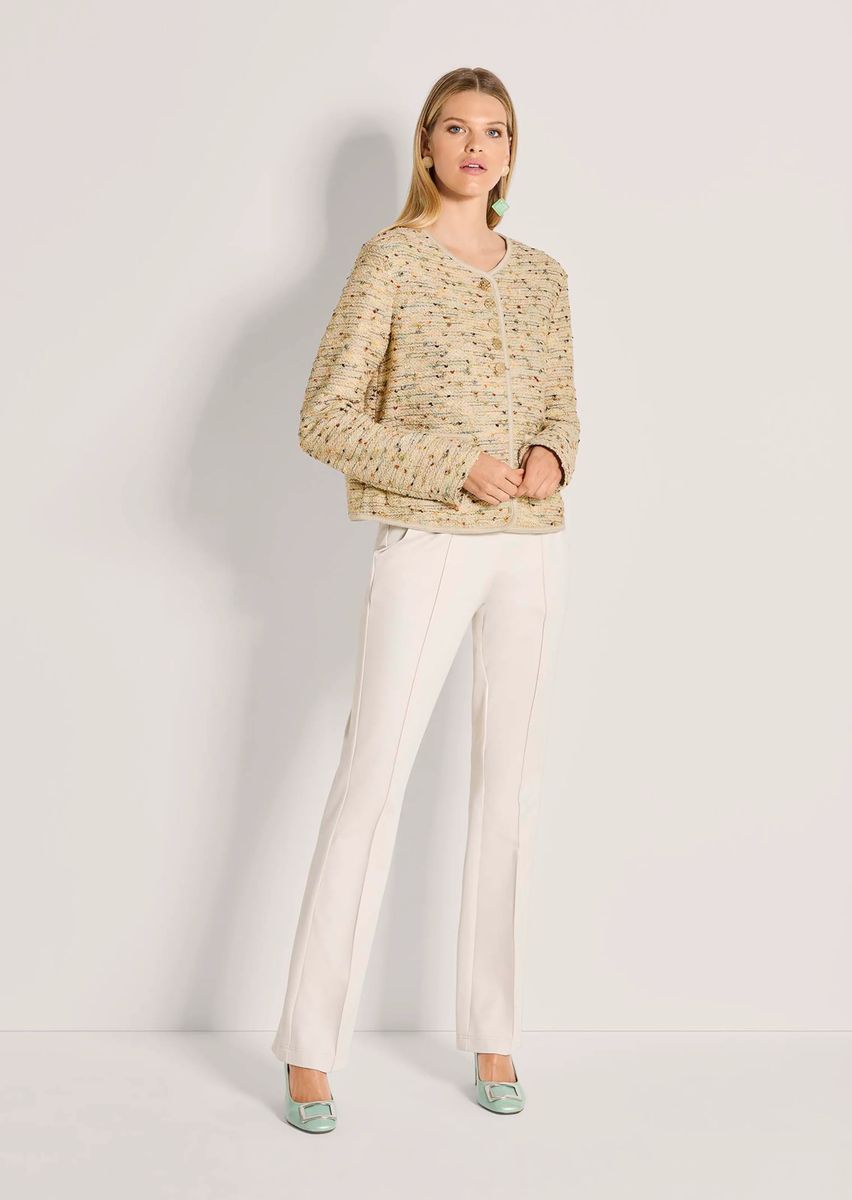 Eleganter Tweed-Blazer in Kastenform