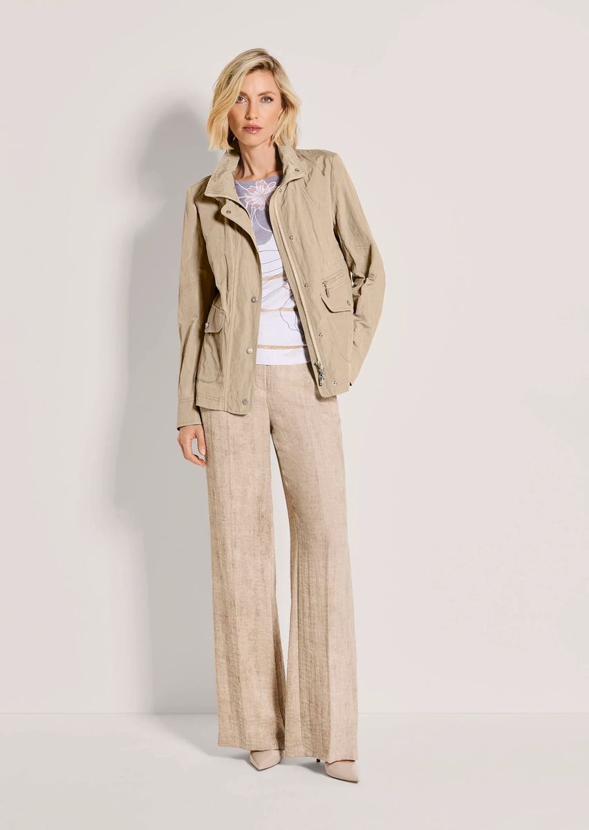 Moderne Utility-Jacke aus Baumwollmix