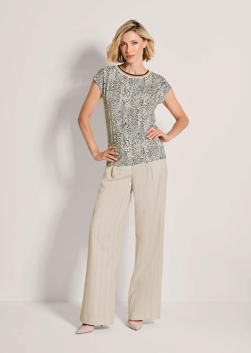 Jersey-Shirt mit Animal-Print