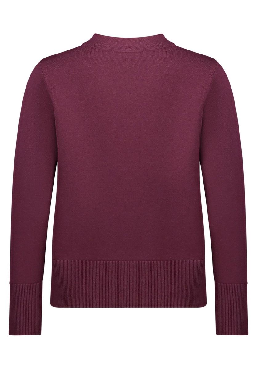Feinstrickpullover mit Stehkragen