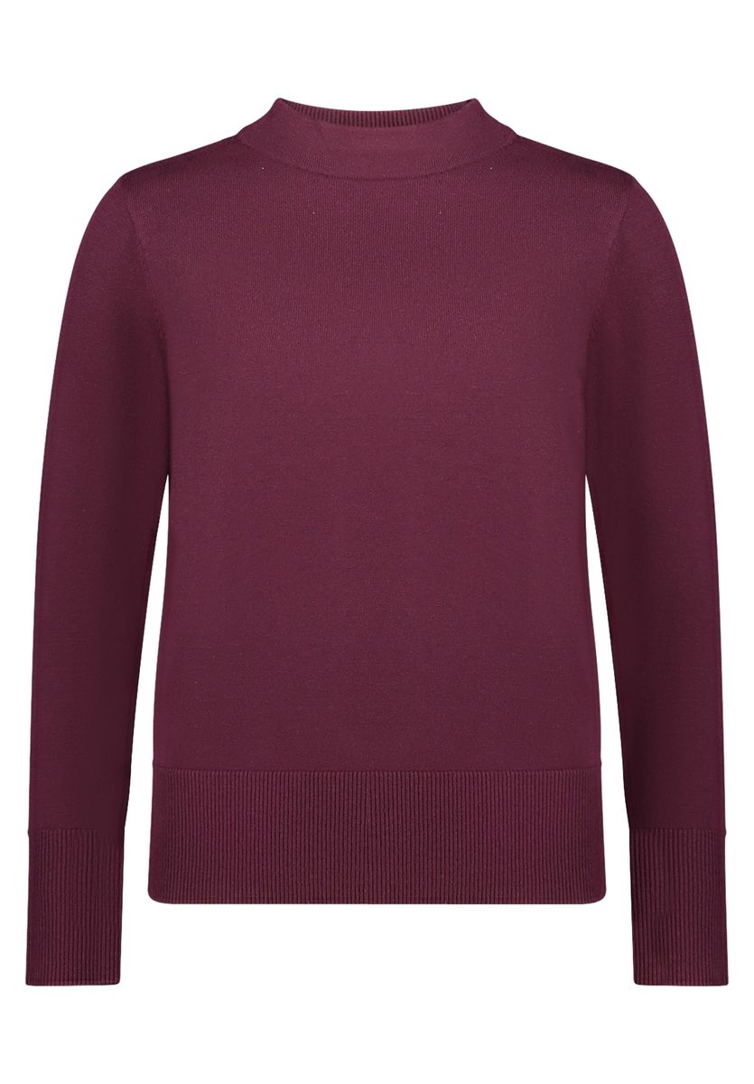 Feinstrickpullover mit Stehkragen