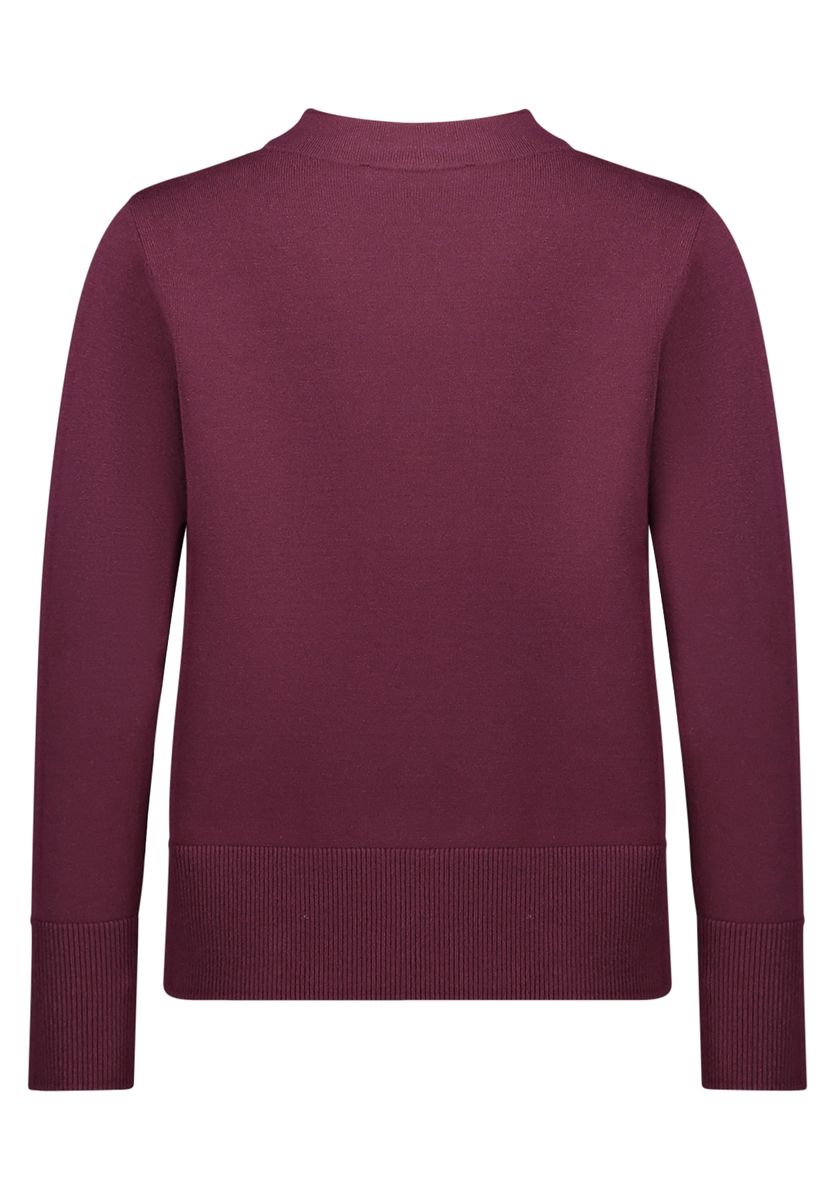 Feinstrickpullover mit Stehkragen
