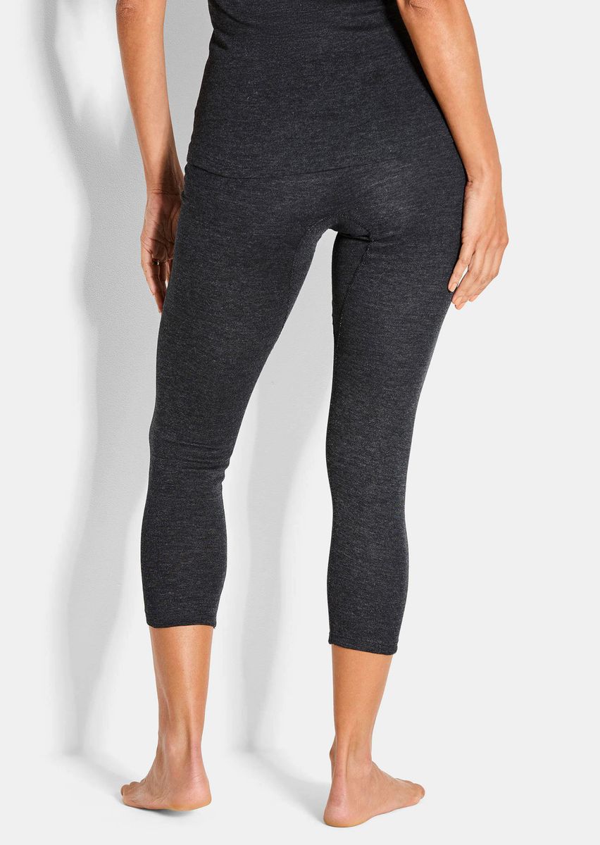Thermo-3/4-Leggings in Melange-Optik