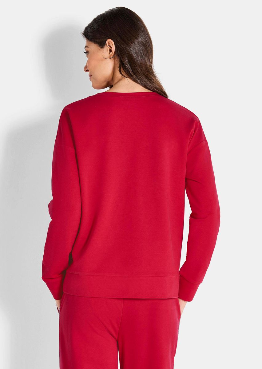 Besticktes Baumwoll-Sweatshirt