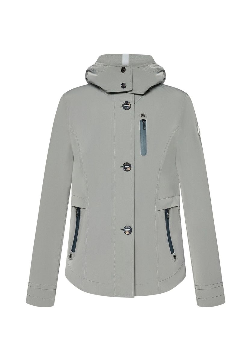 Sportliche Taillierte Sommerjacke mit Kapuze