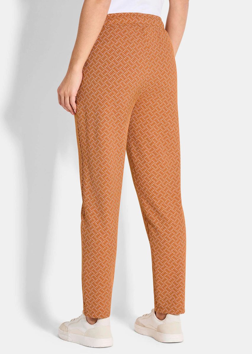 Tapered Hose mit Grafikmuster