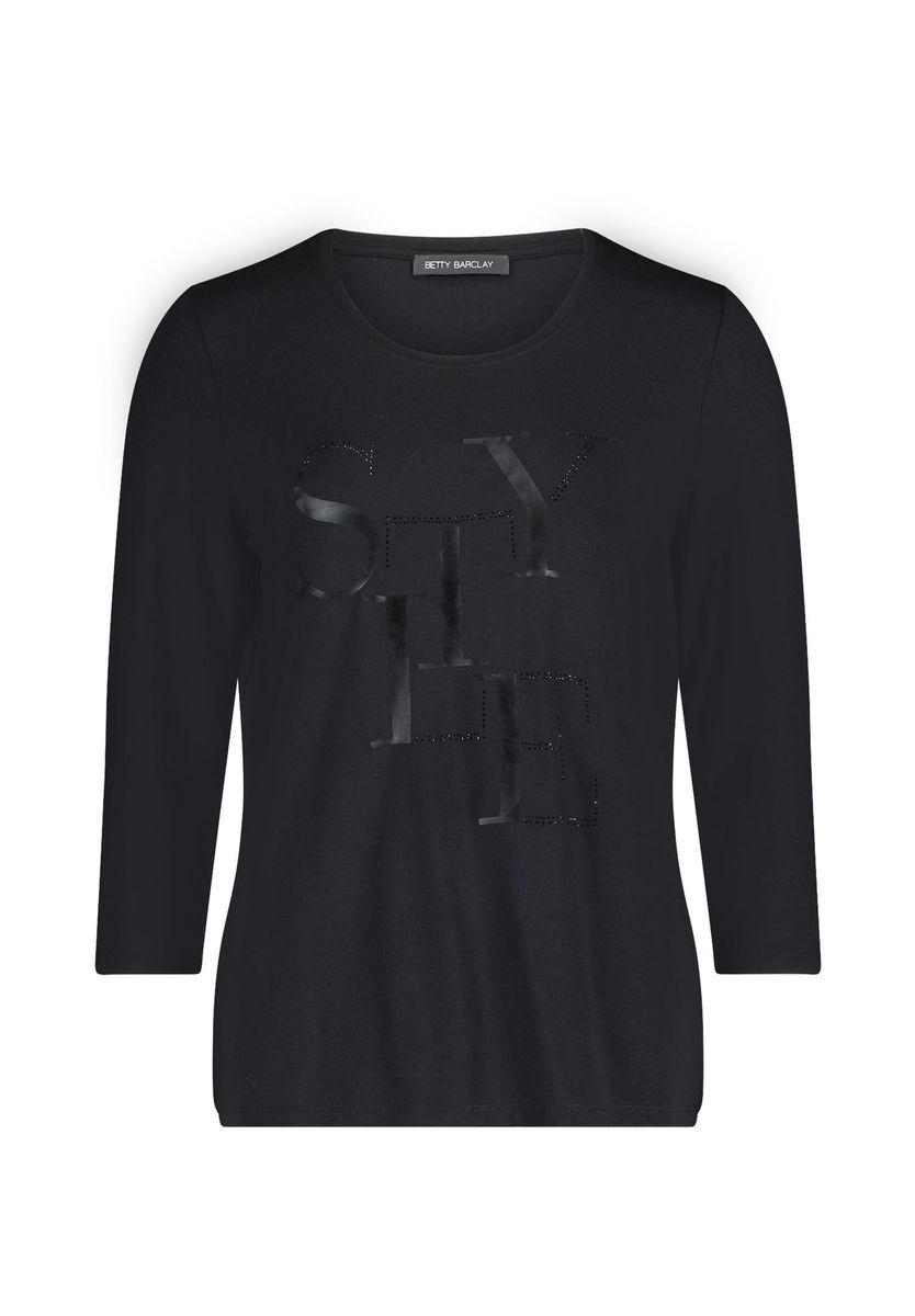 Verziertes 3/4-Arm Jersey-Top