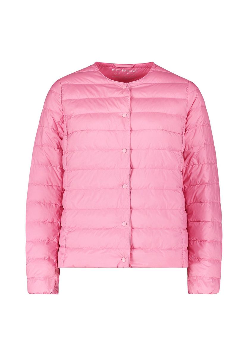 Kragenlose Steppjacke mit Daunen