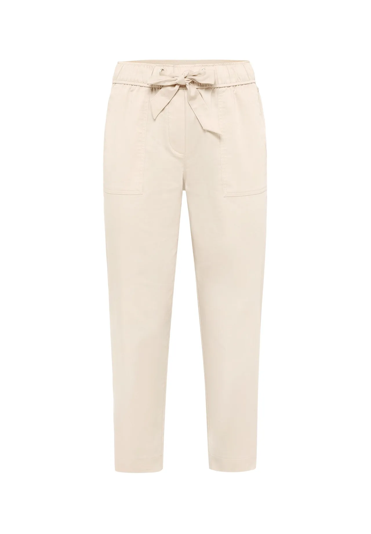 High-Waist-Hose mit geradem Bein