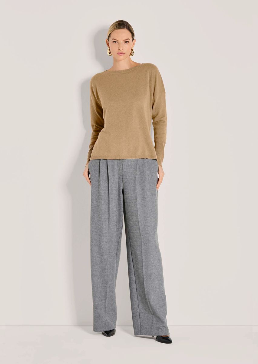 Feinstrick-Pullover aus reinem Kaschmir