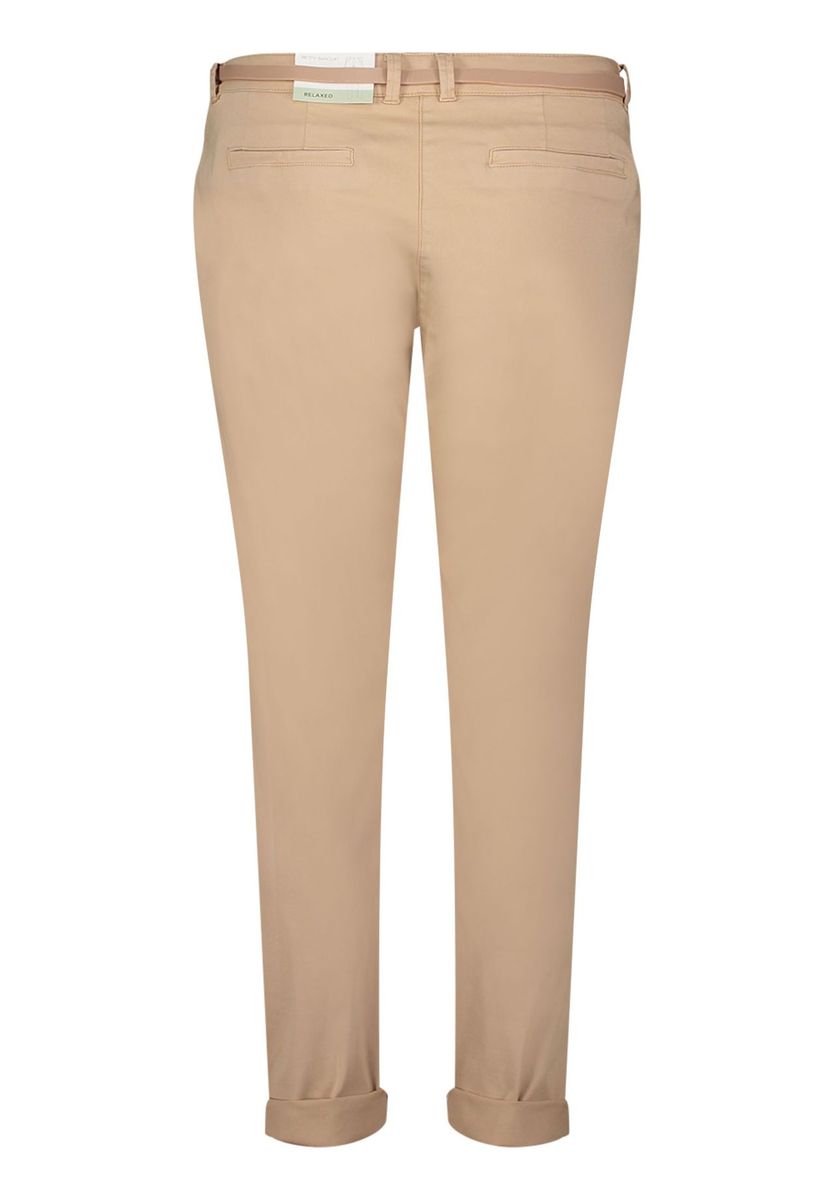 Lockere 7/8 Chino-Hose mit Gürtel