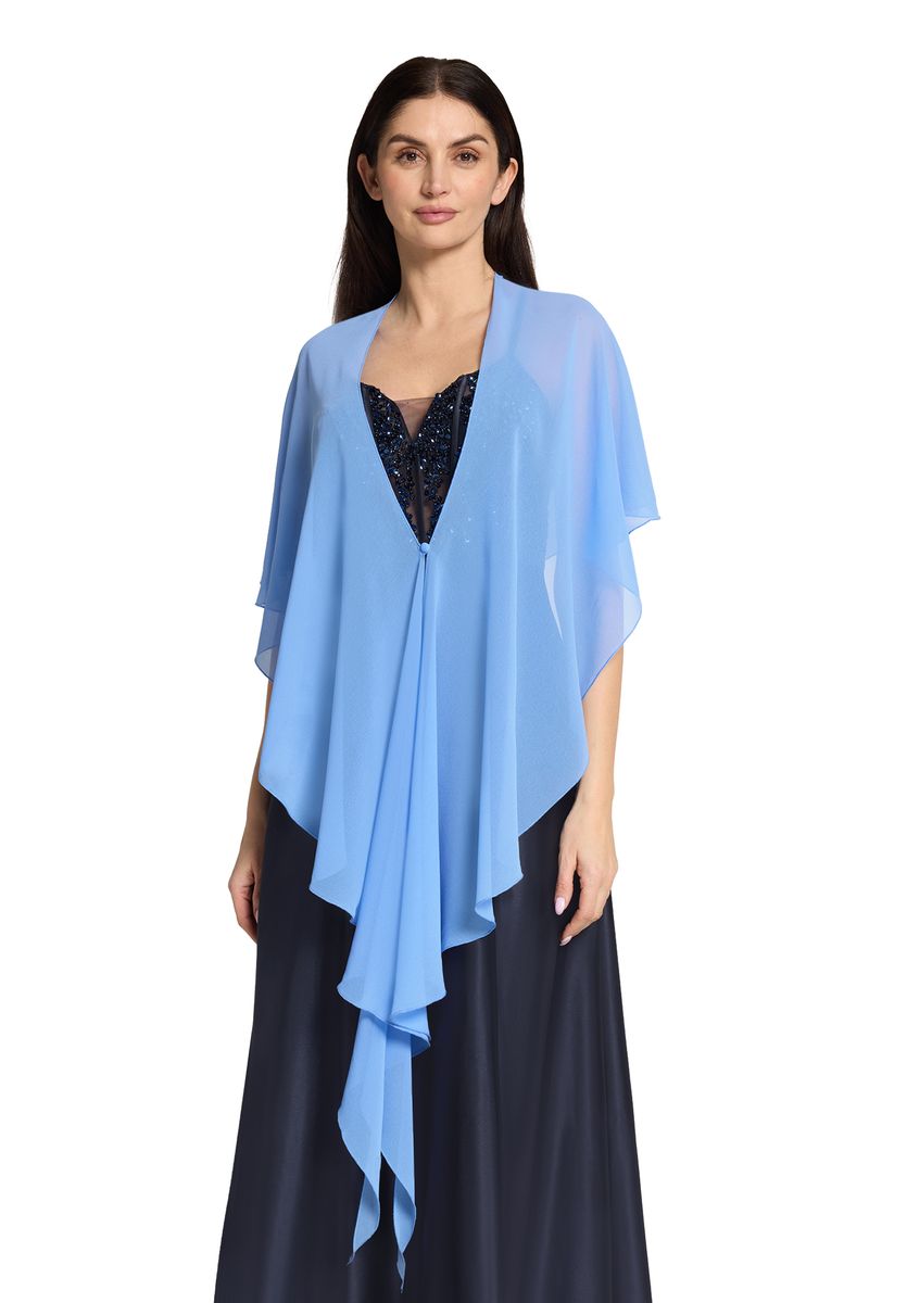 Elegante Chiffon-Stola mit Volant