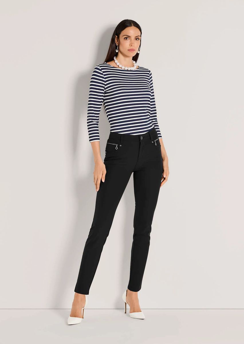 Slim-Fit Techno-Hose mit Stretch