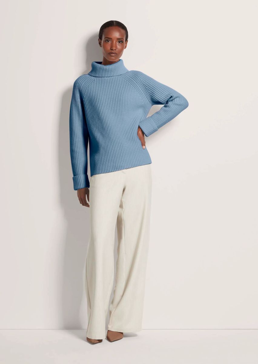 Rollkragenpullover aus Kaschmir-Mix