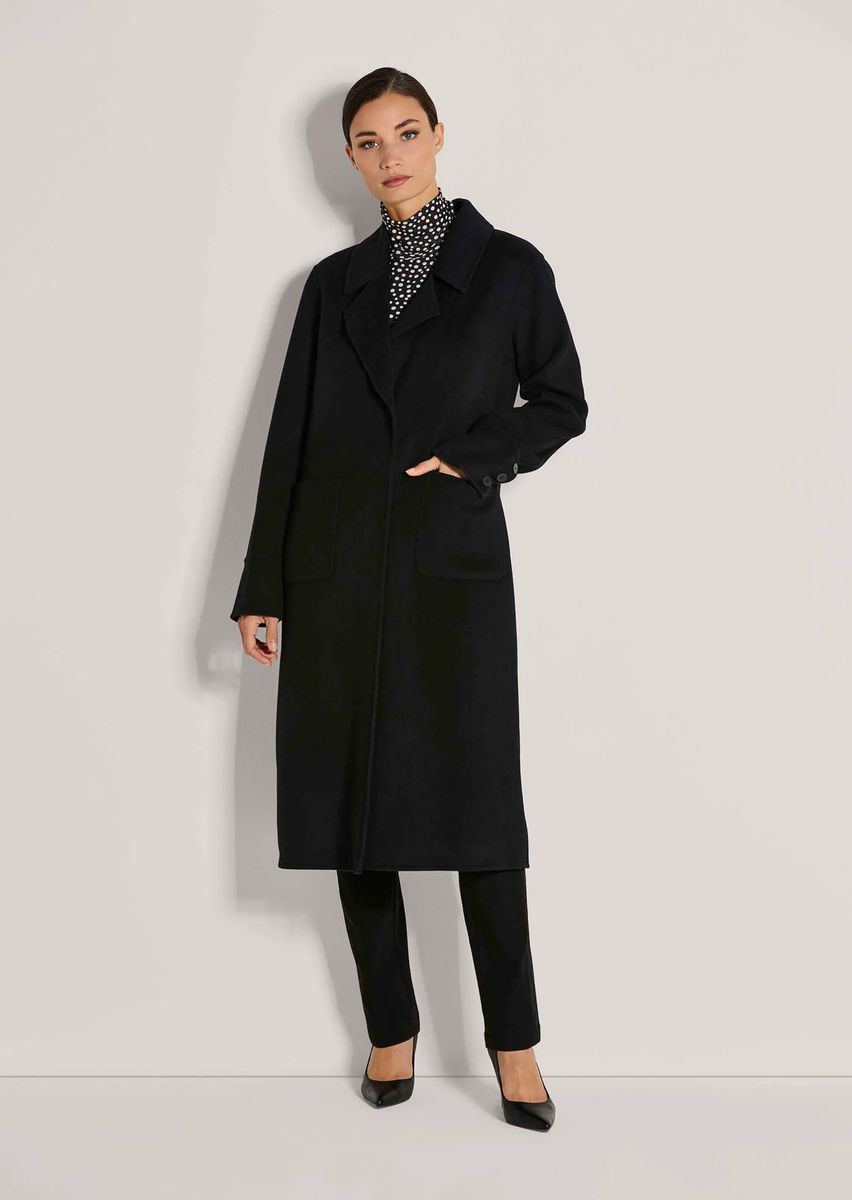 Eleganter Doubleface-Mantel aus Wollmischung