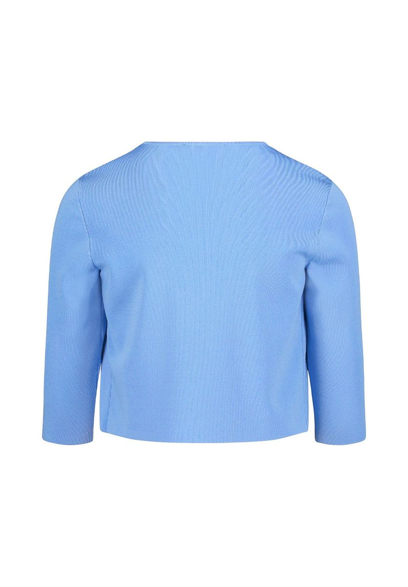Schimmernder Strickbolero zum Überwerfen