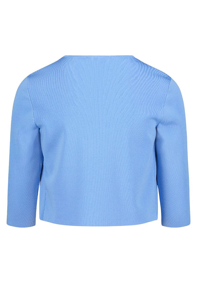 Schimmernder Strickbolero zum Überwerfen