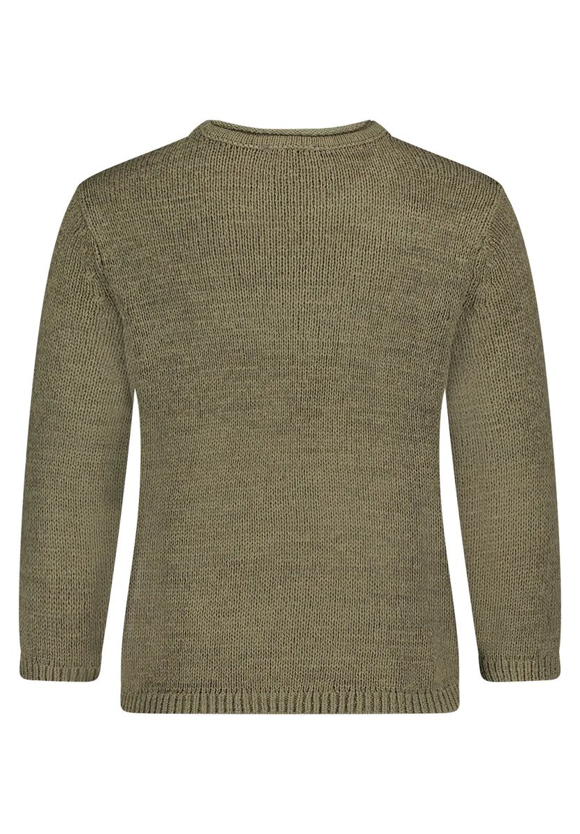Klassischer Strickpullover mit 3/4-Ärmeln