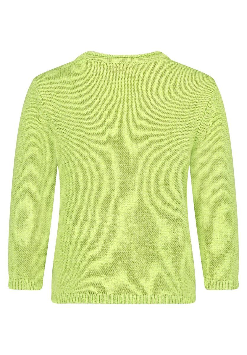 Klassischer Strickpullover mit 3/4-Ärmeln