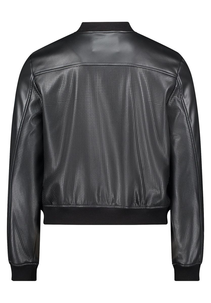 Elegante Bomberjacke mit Perforierung