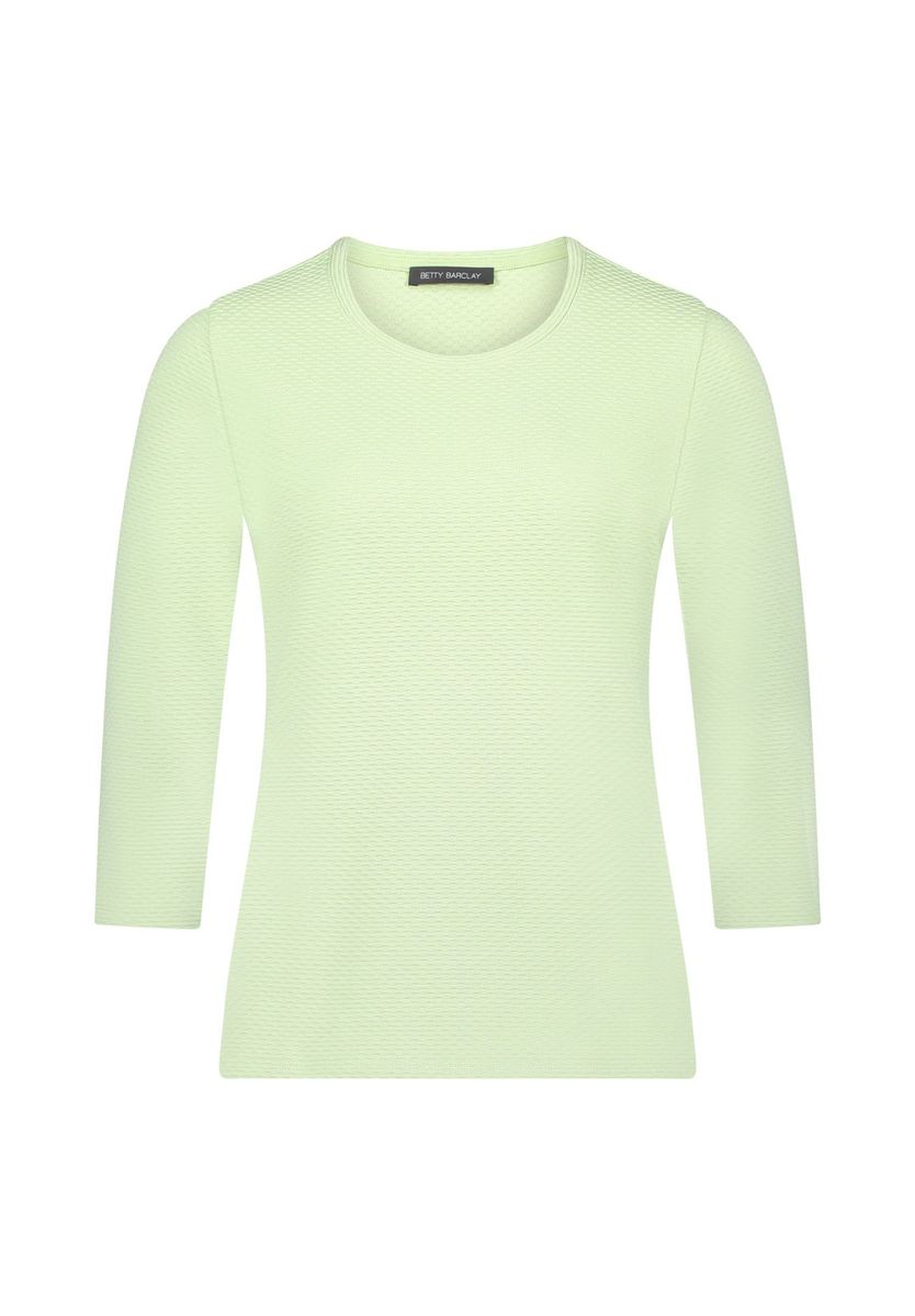 Strukturiertes Shirt mit 3/4-Arm
