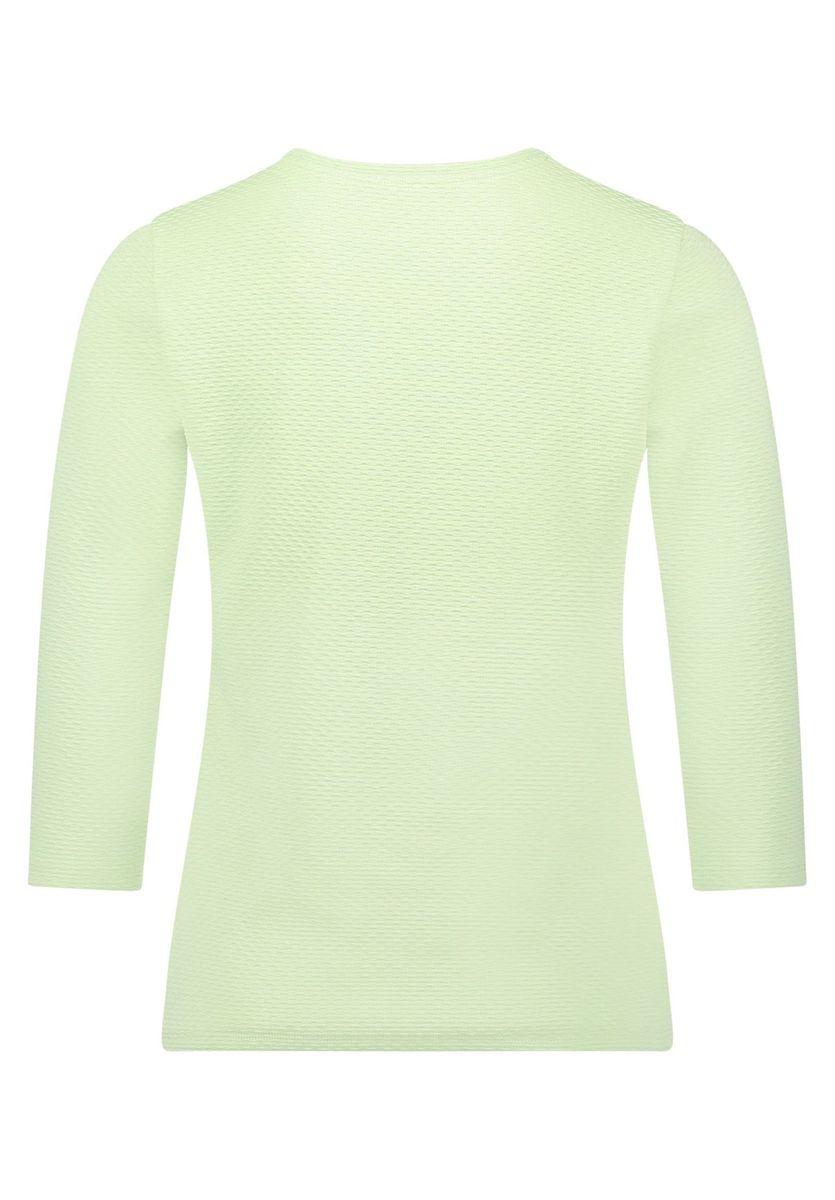 Strukturiertes Shirt mit 3/4-Arm