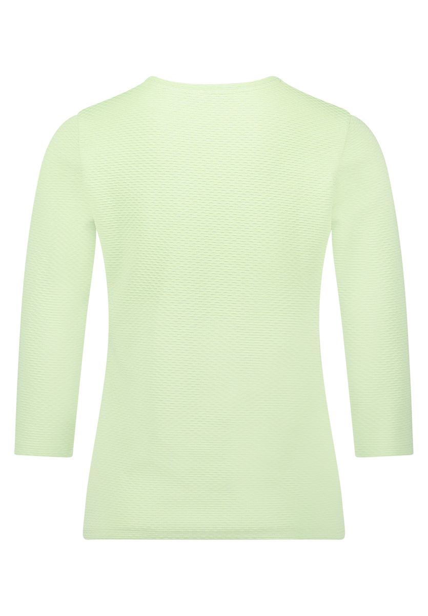Strukturiertes Shirt mit 3/4-Arm